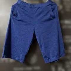 【美品】UNIQLO ネイビー ハーフパンツ 150cm