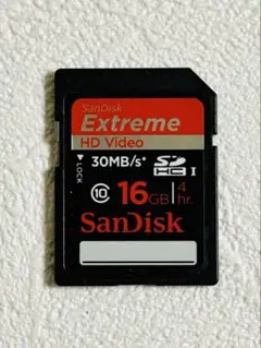 SanDisk／16GBメモリーカード