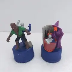 ペプシマン ボトルキャップ フィギュア モンスター ウルフマン 魔女 2個セット