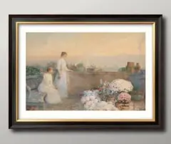 15868■ポスター アート 絵画『チャイルド・ハッサム』A3 マット紙