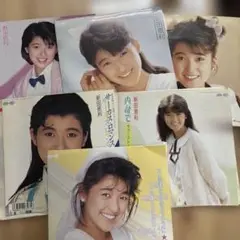 【傷なし美盤❣️】新田恵利　EPレコードまとめて6枚