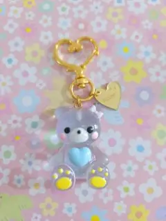 ゆめかわクマのキーホルダー♡