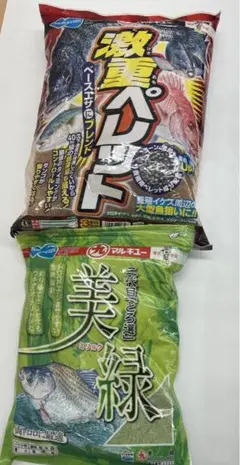 マルキュー 美緑　激重ペレット 釣り餌