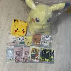 2024ポケモンコレクションくじ A賞 等身大ピカチュウぬいぐるみ+おまけ