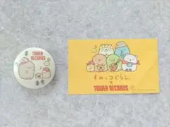 すみっコぐらし タワレコ 缶バッジ とんかつ ステッカー
