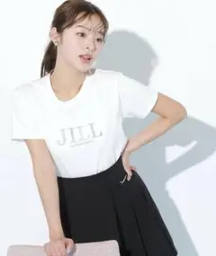JILL by JILL STUART tシャツ オーガニック刺繍ロゴＴシャツ