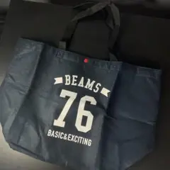 BEAMS ネイビー トートバッグ 76