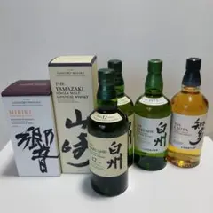 サントリー 響 山崎 白州12年u0026NV 知多 6本セット