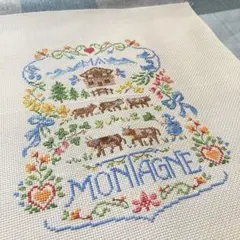 クロスステッチ完成品