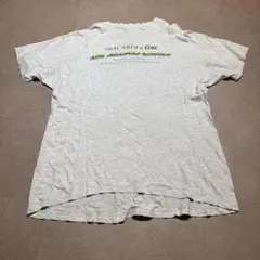 Bacardi & coke 半袖　tシャツ　グレー　シングルステッチ　XL