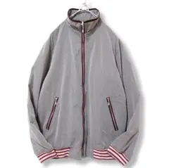 【ADAM ET ROPE'】　長袖　ブルゾン　グレー　メンズ　L　ジップアップ