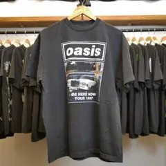 オアシス　黒Tシャツ　oasis XL