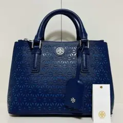 ☆超美品☆送料無料☆TORYBURCHトリーバーチ2WAYハンドバッグ☆ネイビー