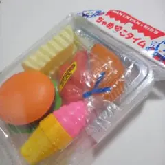 ちゃめっこタイム レトロ ハンバーガー ポテト ソフト チキン 手作りウインナー