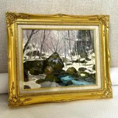 奈良岡正夫、朝、希少画集画、新品高級額・額装付、状態良好 奈良岡正夫【朝ノ山羊】希少画集画、状態良好、新品高級額装付