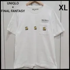 ユニクロ　ファイナルファンタジー　35周年　Tシャツ　ホワイト　白　XL
