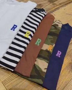 RODEO CROWNS WIDE BOWL レイヤードロングTシャツ ホワイト