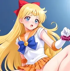 A4ポスター セーラーヴィーナス　愛野美奈子　ファンアート　美少女　美女
