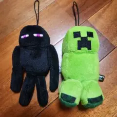 Minecraft ぬいぐるみセット エンダーマンとクリーパー
