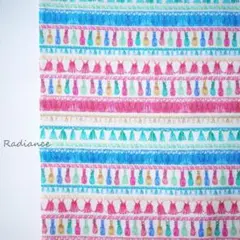 178.マイケルミラー タッセル USAコットン シーチング はぎれ布生地 白