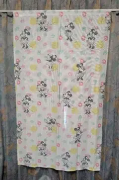 【美品】ミニーマウス　暖簾