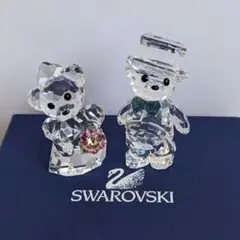 美品☆スワロフスキー クリスベアー あなたとわたし