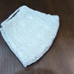 【新品未使用】レース布マスク