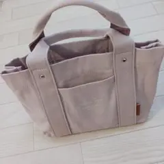 ピンク キャンバス トートバッグ