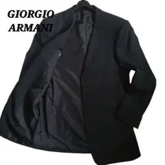 ジョルジオアルマーニ ウールジャケット GIORGIO ARMANI 黒 XL