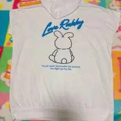 ❁⃘*ラブラビ うさぎ 半袖パーカー❁⃘*