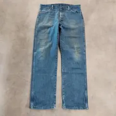 ラングラー W34 ブルーデニム ボトム 古着 90s USA製 青 14059