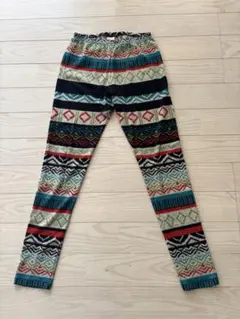 Healthknit HKT3005 幾何学模様 レギンス Lサイズ