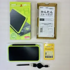 美品 New ニンテンドー 2DS LL ライム ブラック