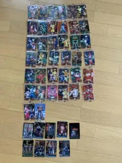 特撮ヒーローウエハースプラスチックカード