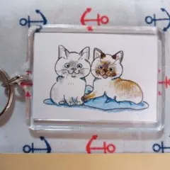 30 猫　キーホルダー
