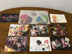 スプラトゥーンラバーコースターとポストカード8枚