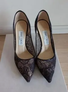 JIMMY CHOO ジミーチュウ レース パンプス 35.5