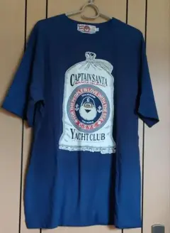 ⑯Captain Santa Yacht Club Tシャツ ヴィンテージ