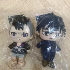 【新品】鬼滅の刃　不死川玄弥　呪術廻戦　伏黒恵　２点セット　chibiぬいぐるみ