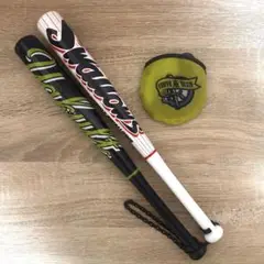 ヤクルトスワローズ　応援バット　2023年燕プロジェクト折りたたみうちわ　セット