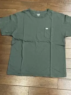 Lee ダークグリーン Tシャツ Sサイズポケット付き