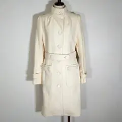 美品✨ボディドレッシングデラックス ロングコート【38】アンゴラ混 大人上品♡