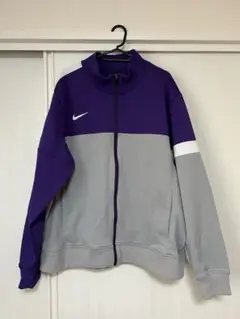 Nike ジップアップジャケット 3XLサイズ 紫/グレー