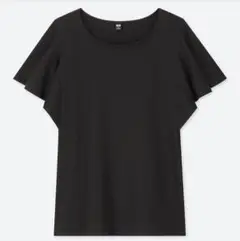 ユニクロ ラッフルスリーブT