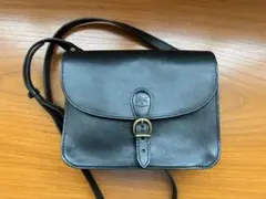 イルビゾンテ レザーショルダーバッグ 黒