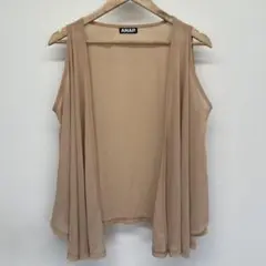 ANAP ベージュ ノースリーブ トップス