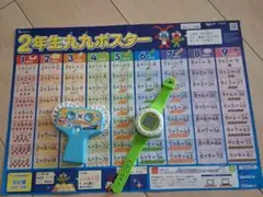 2年生　九九ポスター　九九ルーレット