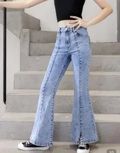 デニムパンツ　フレアパンツ 140㎝　150㎝