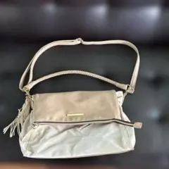 綺麗　SIMPLE LIFE ショルダーバッグ　ベージュ
