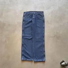 90s メキシコ製 Wrangler 裏地ネル バギー ワイドデニム 34/32